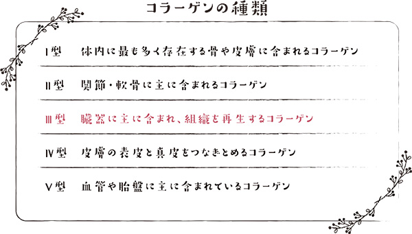 コラーゲンの種類